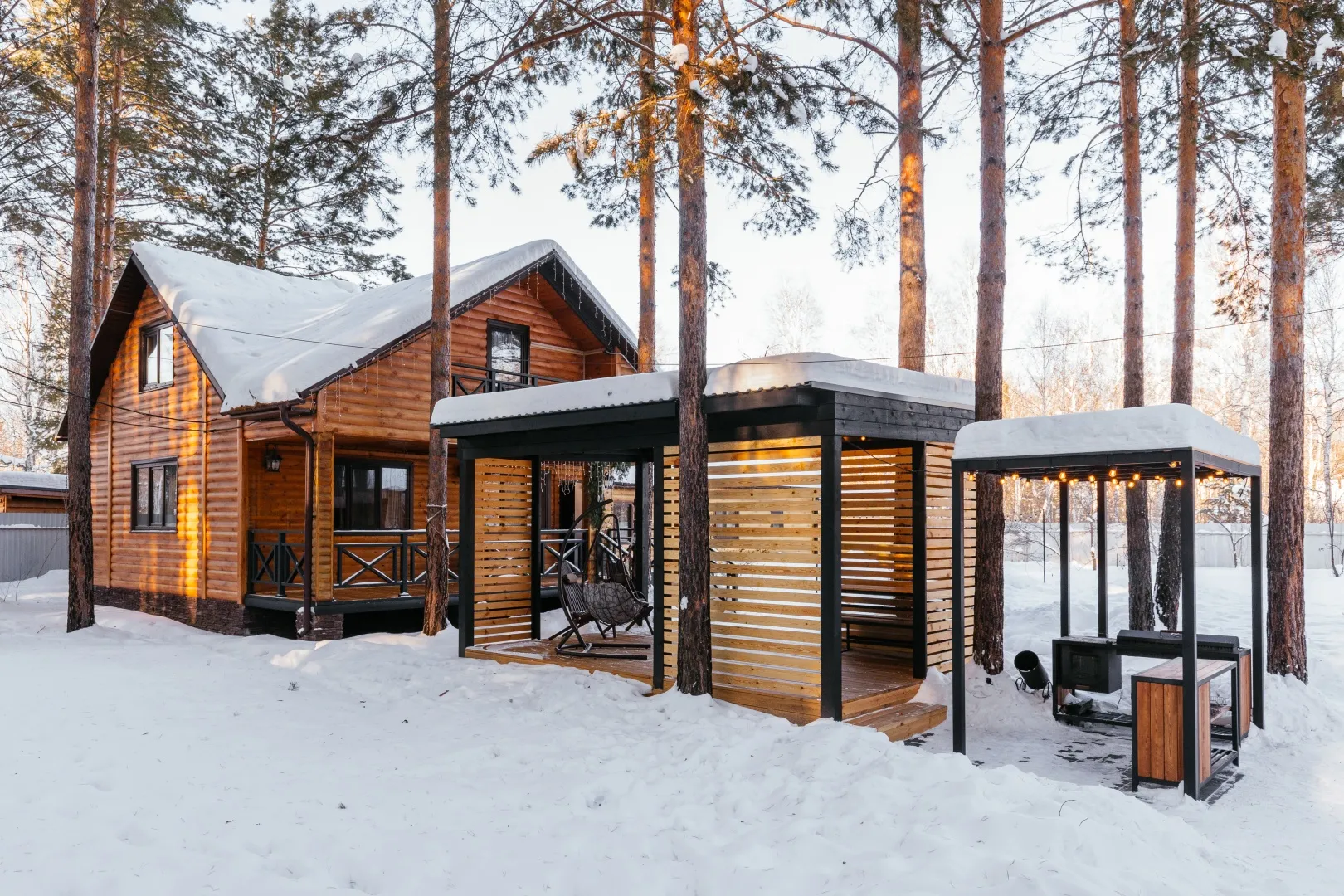 Дома для отдыха с баней и сибирским чаном  «ФемилиХаус72»