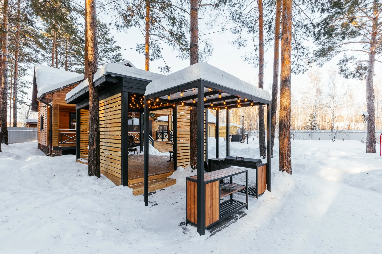 Дома для отдыха с баней и сибирским чаном  «ФемилиХаус72»