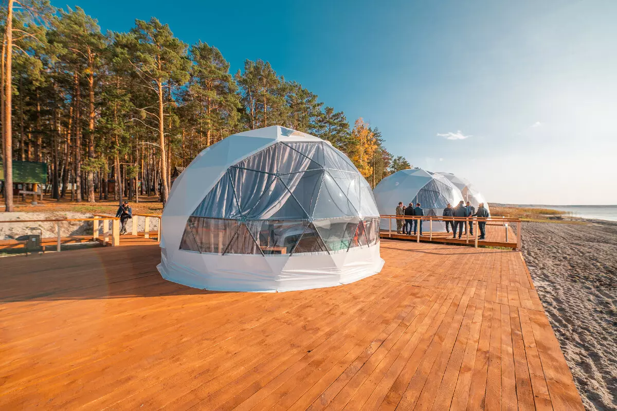 Купольный отель в Сибири 2