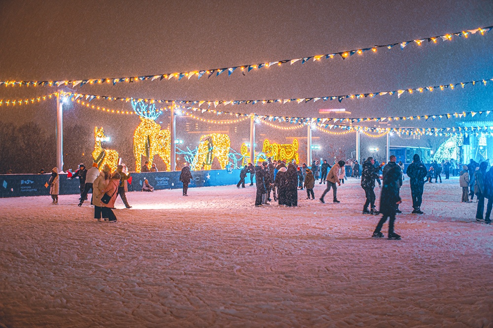 Где кататься на коньках, тюбингах и лыжах