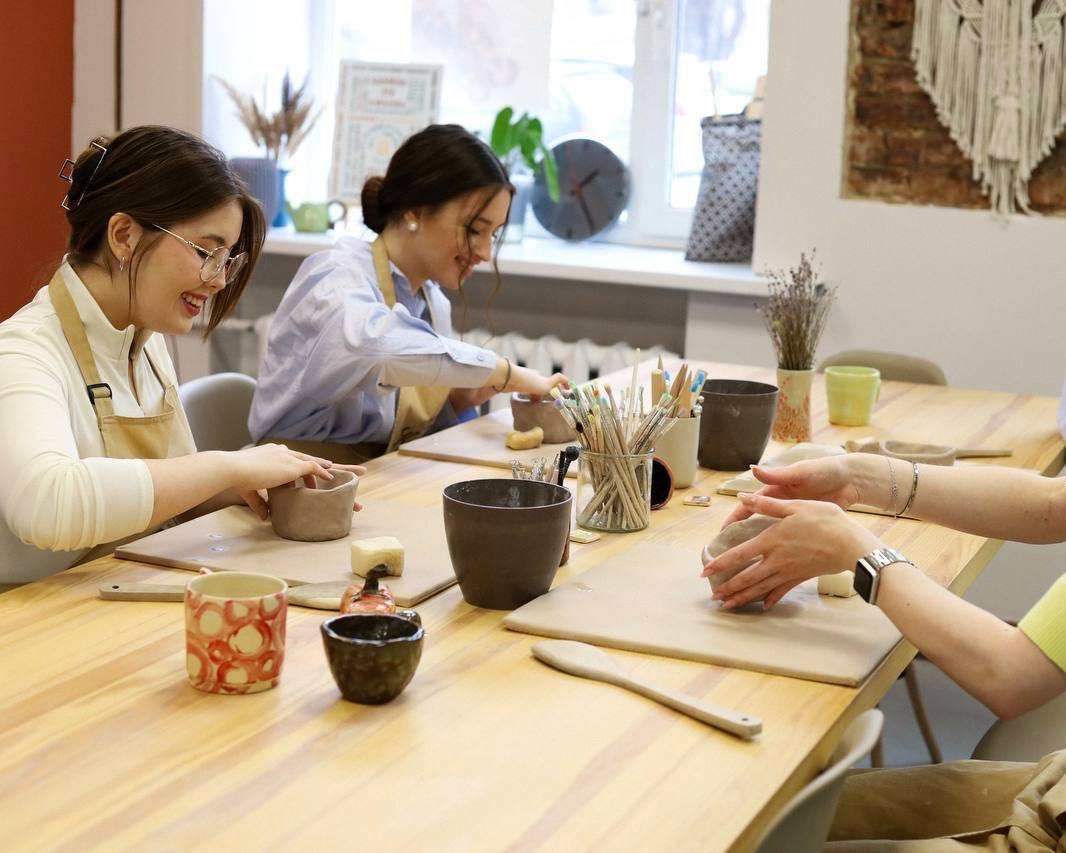 Мастер-класс по лепке пиал в гончарной школе «Колокол» - картинка 1