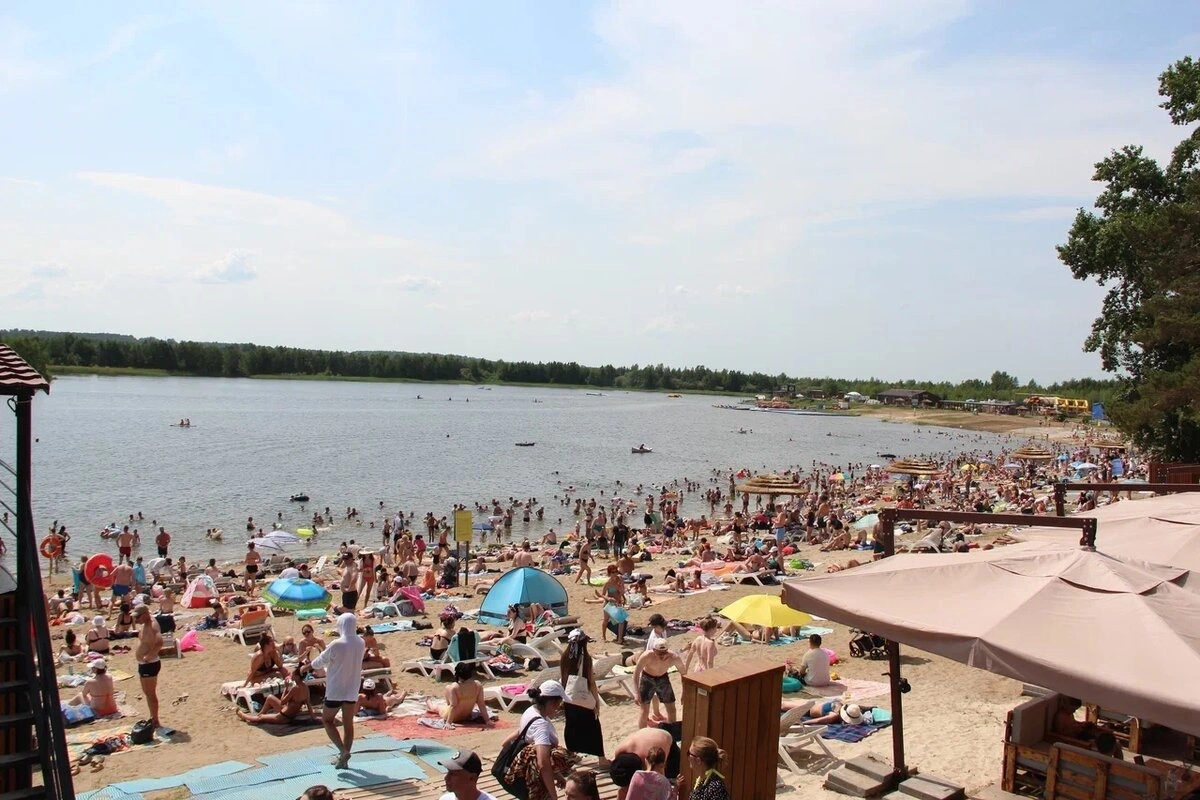 Оазис у озера в Тюмени 1