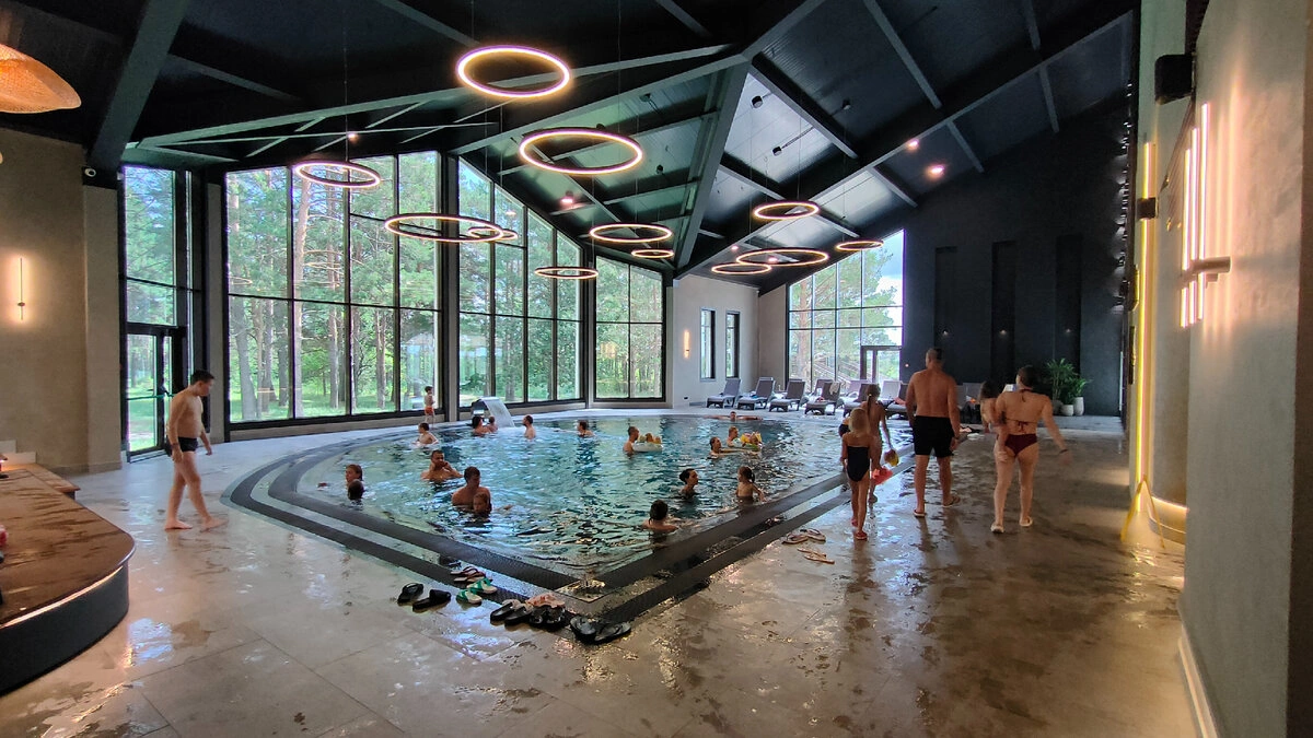 Лесной спа на термальном источнике в сосновом бору 2