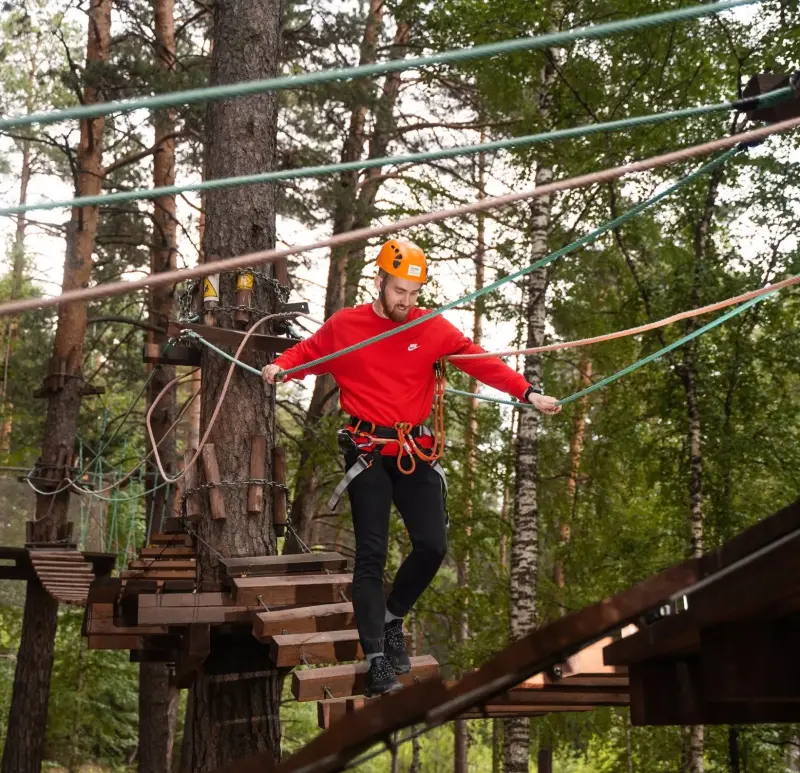 Верёвочный парк в «КУЛИГА КЛУБЕ»
