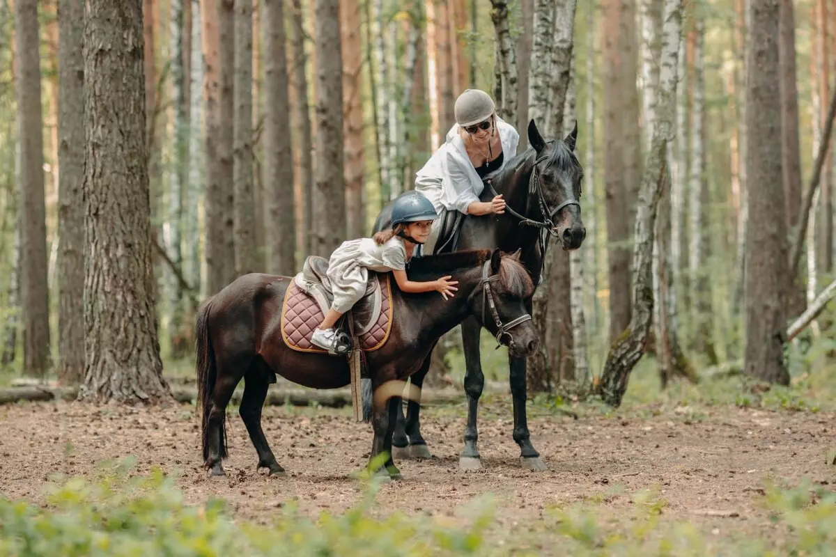 Полезные конные прогулки для больших и маленьких