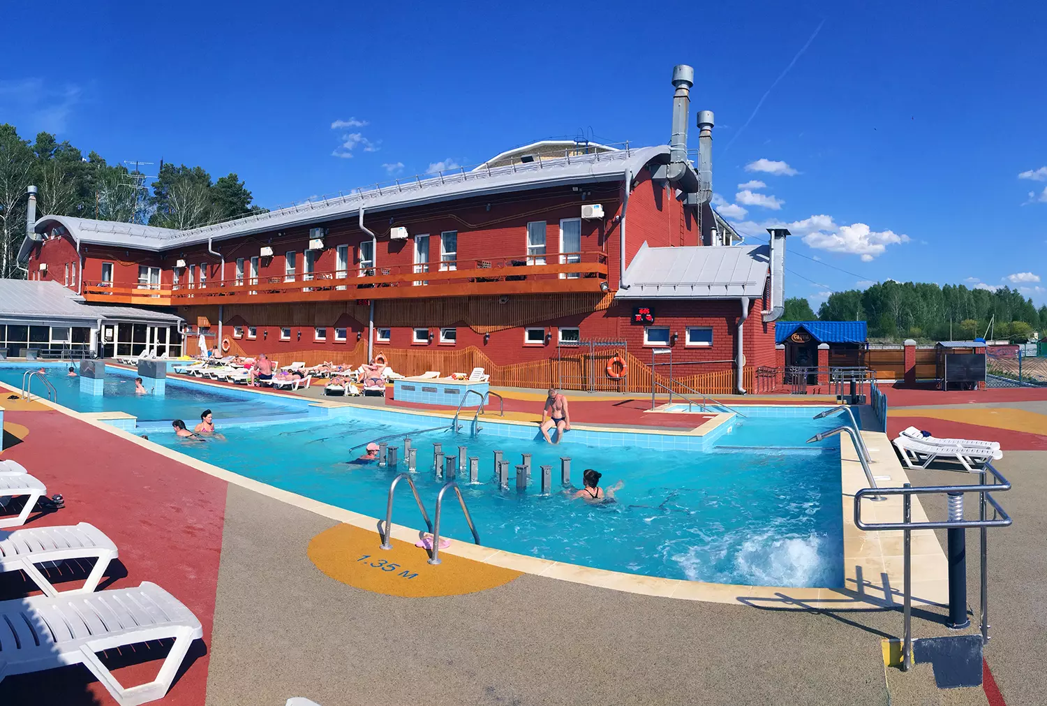 Термальный источник на базе отдыха «Верхний бор»