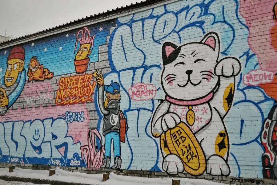 Вдохновляемся и фотографируемся: топ тюменских граффити